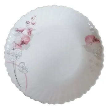 Орхідея Тарілка мілка №8,5 d-21см склокераміка Хвилястий край S010/S SO01/S ᐉ S010/S SO01/S - - класна ціна в ProPosud