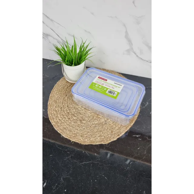 Набор контейнеров 5шт пластик 20003 ᐉ 20003 - Kamille - класная цена в ProPosud