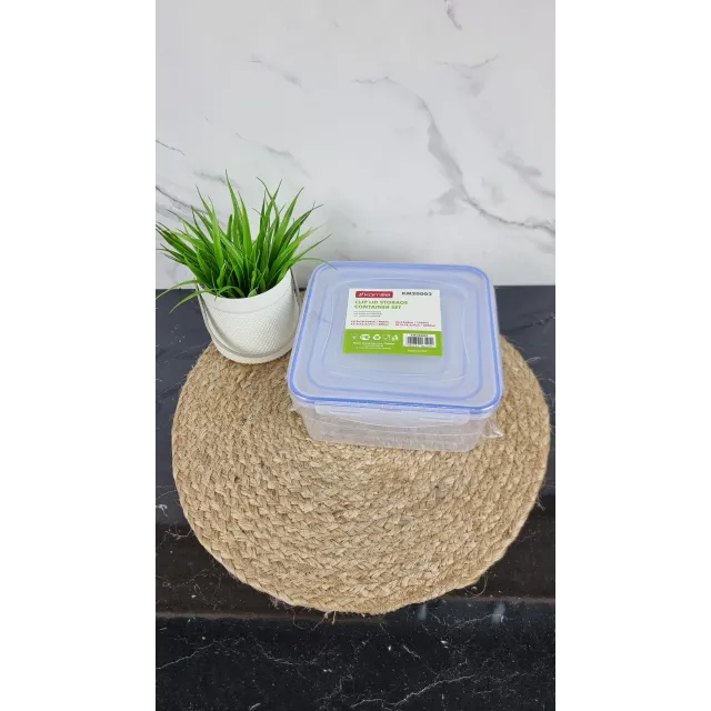 Набор контейнеров 4шт пластик 20002 ᐉ 20002 - Kamille - класная цена в ProPosud