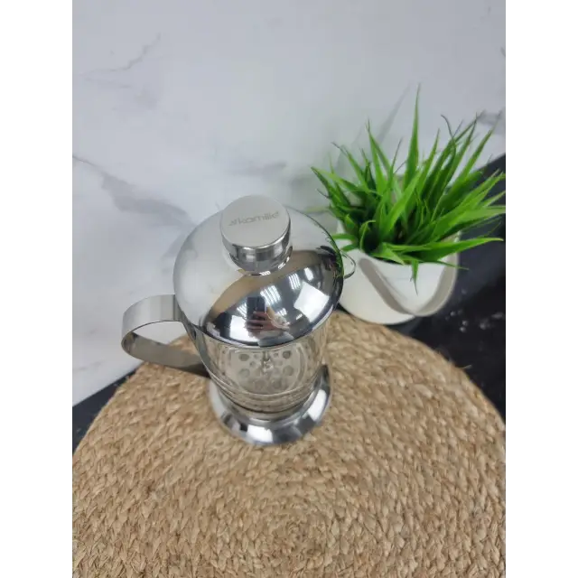 Френч-прес 1000мл нерж.сталь скло 0772XL ᐉ 0772XL - Kamille - класна ціна в ProPosud