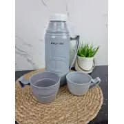 Термос 1000мл пластиковий зі скляною колбою 2031 ᐉ 2031 - - класная цена в ProPosud