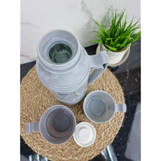 Термос 1000мл пластиковий зі скляною колбою 2031 ᐉ 2031 - - класная цена в ProPosud