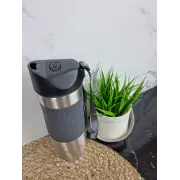 Термокухоль 480мл з нерж.сталі м'яка вставка з ремінцем (сір.фіол.блак.беж.) 2051 ᐉ 2051 - - класная цена в ProPosud