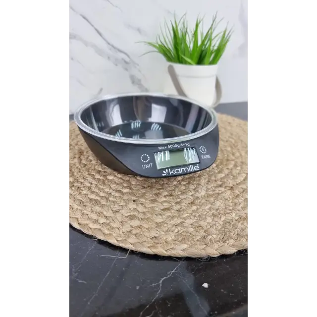 Весы кухонные до 5,0кг с чашей 7110 ᐉ 7110 - Kamille - класная цена в ProPosud