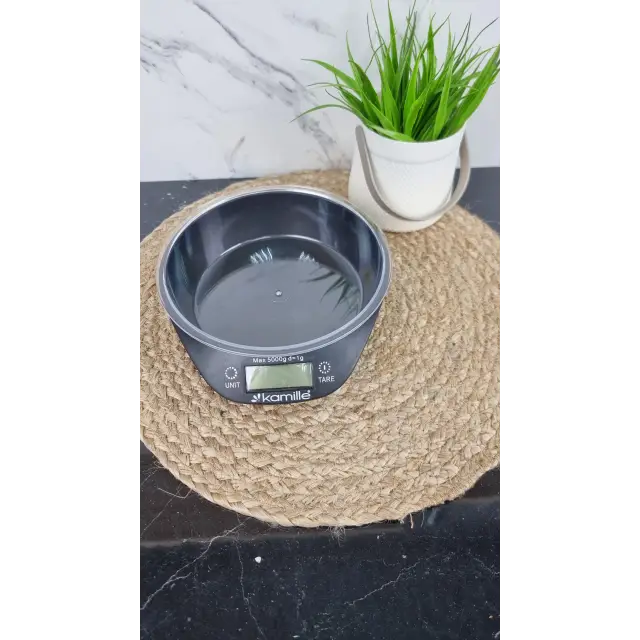 Весы кухонные до 5,0кг с чашей 7110 ᐉ 7110 - Kamille - класная цена в ProPosud