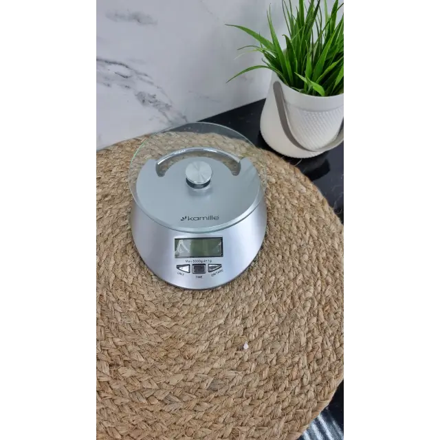 Весы кухоные до 5,0кг 7105 ᐉ 7105 - Kamille - класная цена в ProPosud