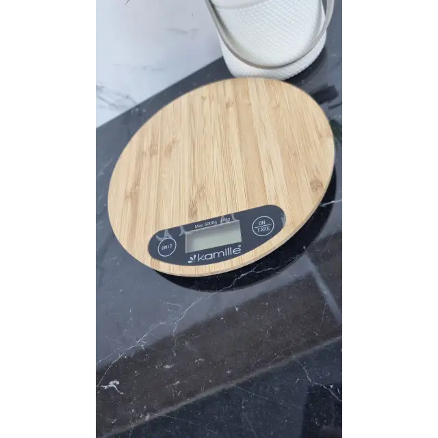 Весы кухонные 20*20*2,3см 7109 ᐉ 7109 - Kamille - класная цена в ProPosud