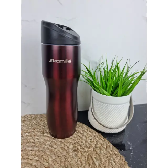 Термокухоль 450мл з нерж.сталі (черв.кор.сал.син.) 2050 ᐉ 2050 - Kamille - класна ціна в ProPosud