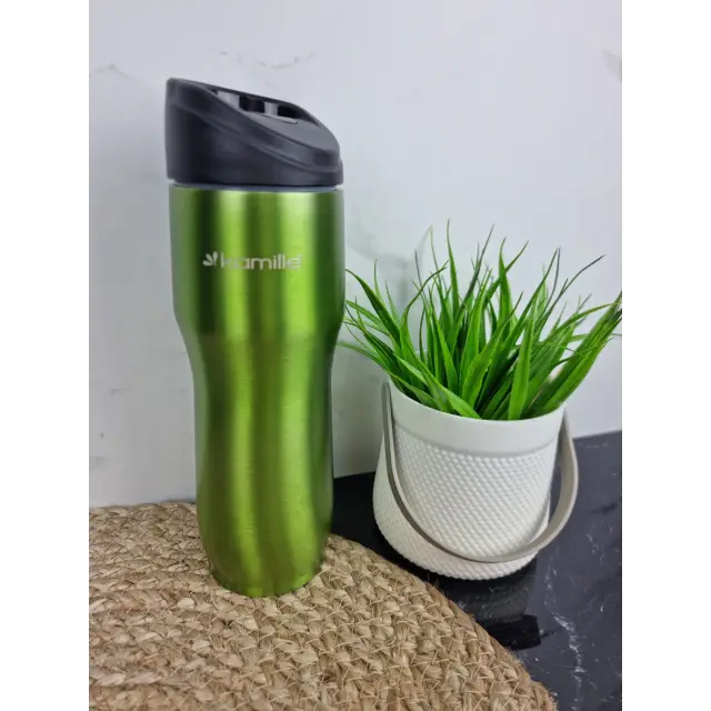 Термокухоль 450мл з нерж.сталі (черв.кор.сал.син.) 2050 ᐉ 2050 - Kamille - класна ціна в ProPosud