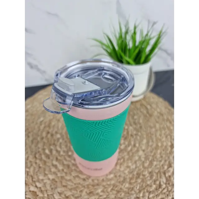 Термокухоль 380мл з нерж.сталі з TPR-вставкою 2046 ᐉ 2046 - Kamille - класна ціна в ProPosud