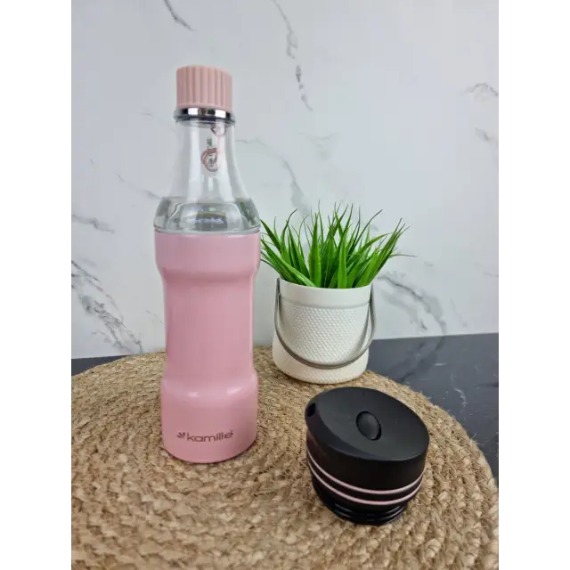 Термокухоль 320мл з нерж.сталі (чорн.біл.рож.блак.бір.) 2061 ᐉ 2061 - Kamille - класна ціна в ProPosud