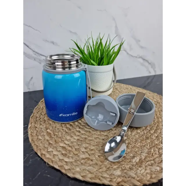 Термос харчовий 530мл з нерж.сталі 2096 ᐉ 2096 - Kamille - класна ціна в ProPosud