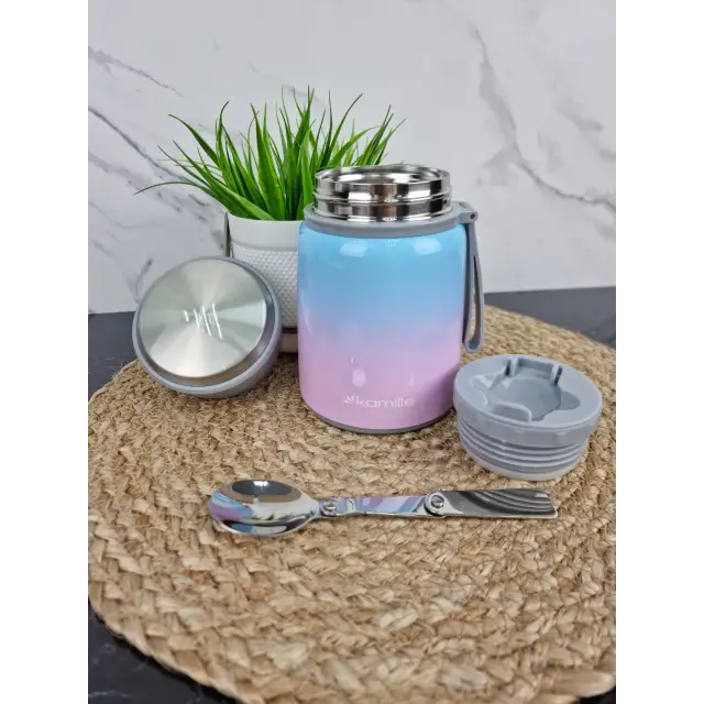 Термос харчовий 530мл з нерж.сталі 2096 ᐉ 2096 - Kamille - класна ціна в ProPosud