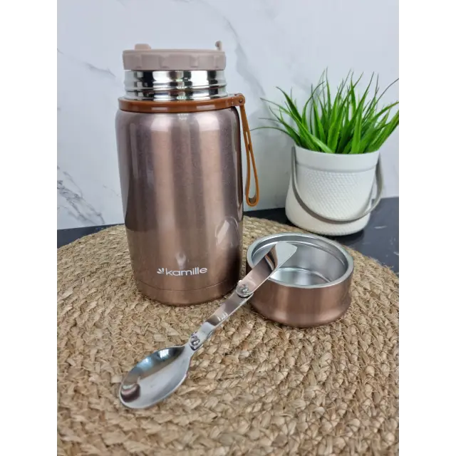 Термос харчовий 800мл з нерж.сталі 2148 ᐉ 2148 - Kamille - класна ціна в ProPosud