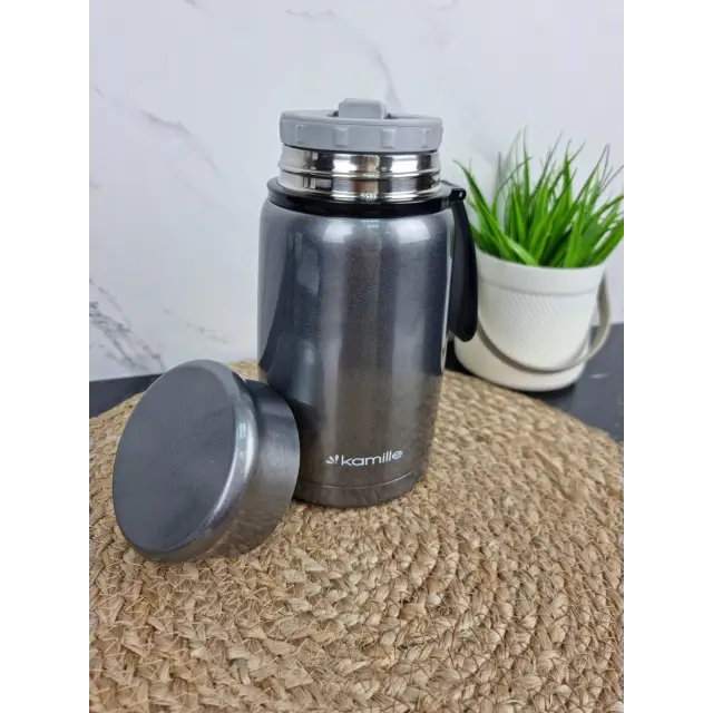 Термос харчовий 800мл з нерж.сталі 2148 ᐉ 2148 - Kamille - класна ціна в ProPosud
