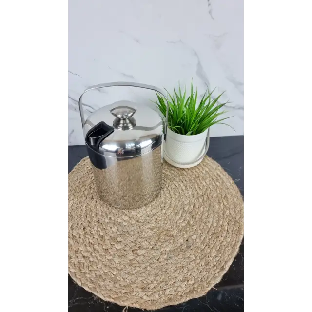 Ведро для льда 1,3л 7766 ᐉ 7766 - Kamille - класная цена в ProPosud