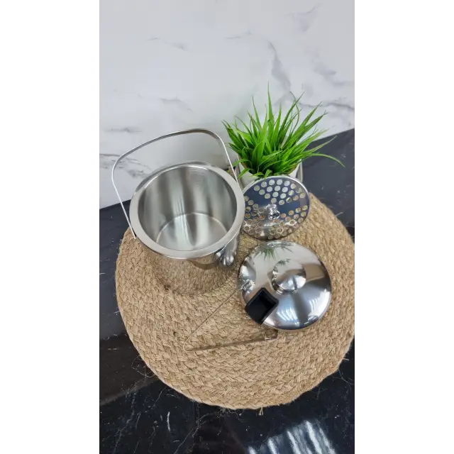 Ведро для льда 1,3л 7766 ᐉ 7766 - Kamille - класная цена в ProPosud