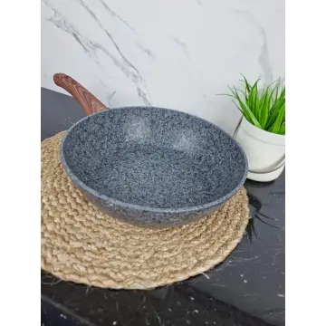 Сотейник 26см антипр.покрытие Grey marble 4166 ᐉ 4166 - Kamille - класная цена в ProPosud