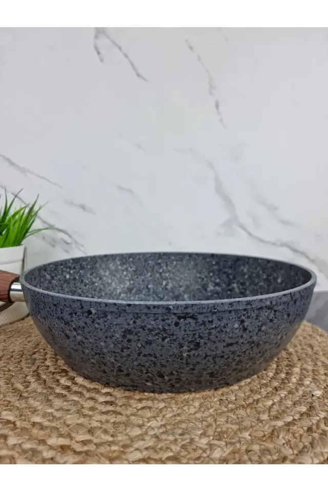 Сотейник 28см антипр.покрытие Grey marble 4167 ᐉ 4167 - Kamille - класная цена в ProPosud