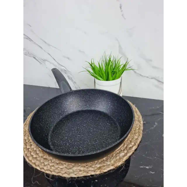 Сотейник 26см антипр.покриття Black marble 4135 ᐉ 4135 - Kamille - класна ціна в ProPosud