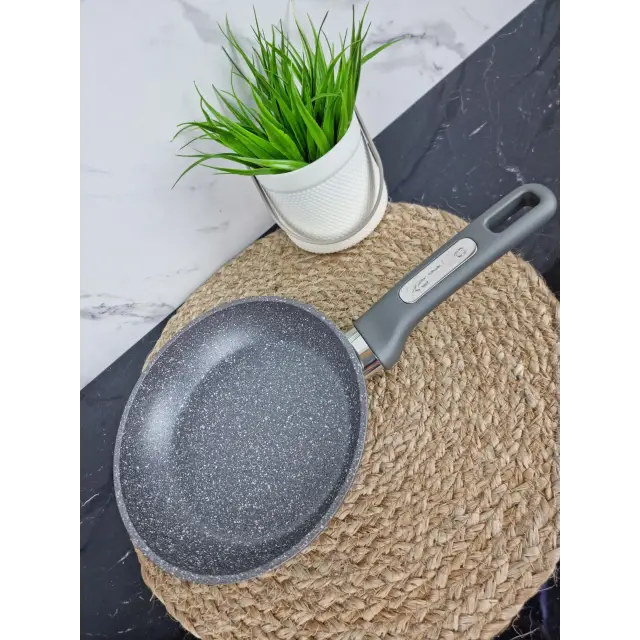 Сковорода 20см антипр.покрытие индукция (гранит) 4285GR ᐉ 4285GR - Kamille - класная цена в ProPosud