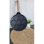 Сковорода для оладьев 26см антипр.покрытие Улыбки Black marble 4214 ᐉ 4214 - Kamille - класная цена в ProPosud