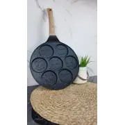 Сковорода для оладьев 26см антипр.покрытие Улыбки Black marble 4214 ᐉ 4214 - Kamille - класная цена в ProPosud