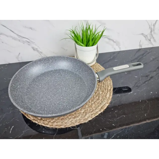 Сковорідка 28см антипр.покриття (граніт) 4290GR ᐉ 4290GR - Kamille - класна ціна в ProPosud
