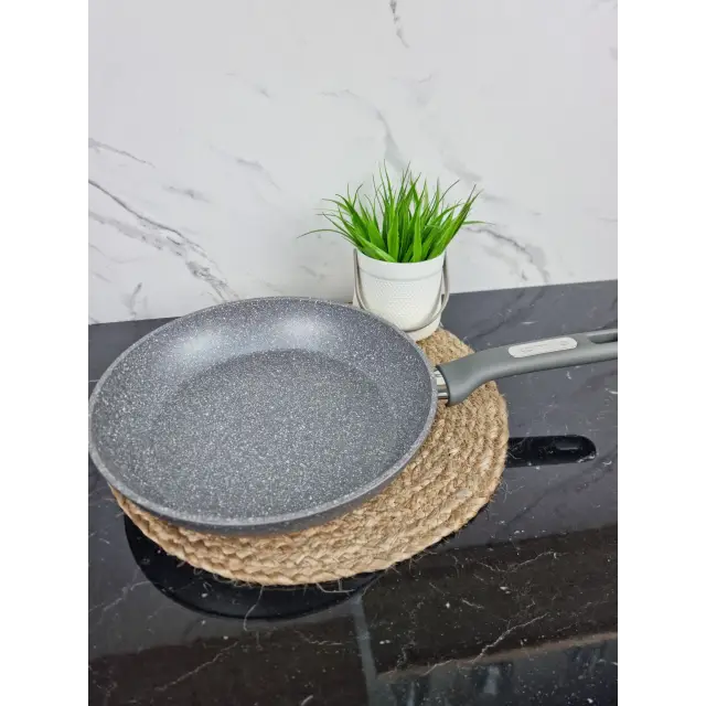 Сковорідка 28см антипр.покриття (граніт) 4290GR ᐉ 4290GR - Kamille - класна ціна в ProPosud