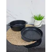 Кастрюля-гриль 20см антипр.покрытие Black marble 4219 ᐉ 4219 - Kamille - класная цена в ProPosud