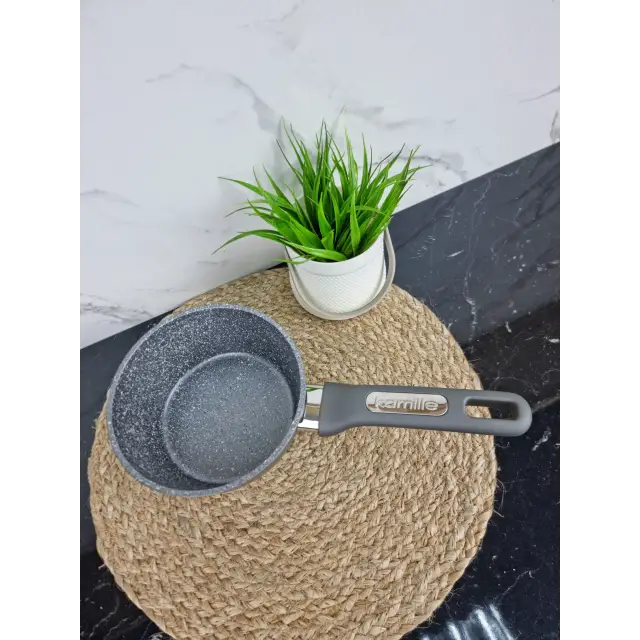 Ківш 1,2л антипр.покриття індукція (граніт) 4282GR ᐉ 4282GR - Kamille - класна ціна в ProPosud