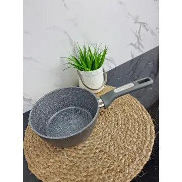 Ковш 1,65л антипр.покрытие индукция (гранит) 4283GR ᐉ 4283GR - Kamille - класная цена в ProPosud