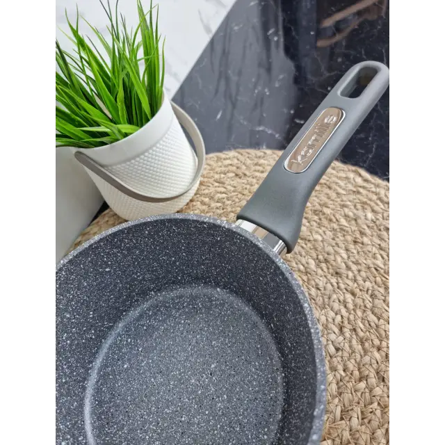 Ківш 1,65л антипр.покриття індукція (граніт) 4283GR ᐉ 4283GR - Kamille - класна ціна в ProPosud