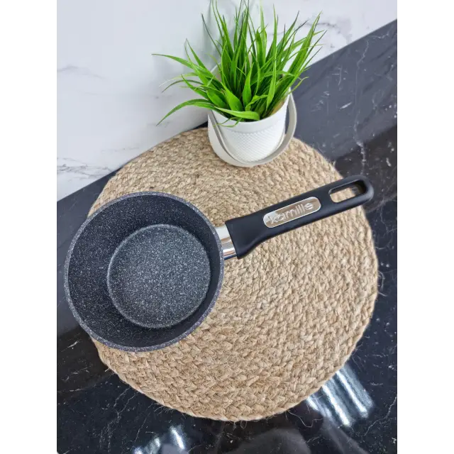 Ківш 1,2л антипр.покриття (чорний мармур) 5379MR ᐉ 5379MR - Kamille - класна ціна в ProPosud