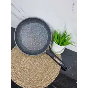 Сковорідка 24см антипр.покриття (чорний мармур) 5387MR ᐉ 5387MR - - класна ціна в ProPosud