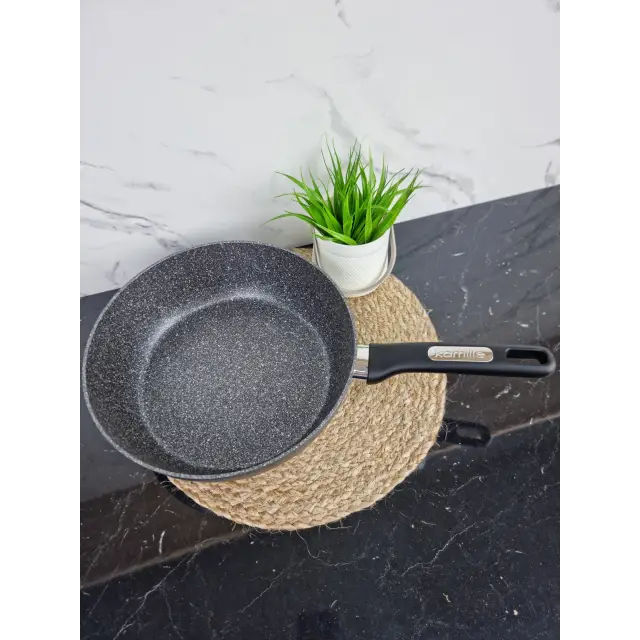 Сотейник 28*8,5см антипр.покриття (чорний мармур) 5395MR ᐉ 5395MR - Kamille - класна ціна в ProPosud