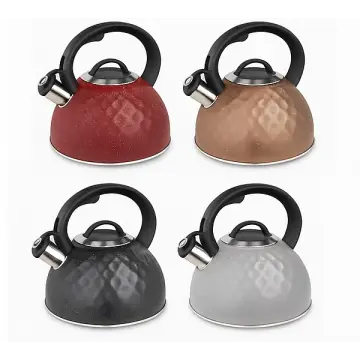 Чайник 3,0л со свистком нерж.сталь серый, черный, коричневый, бордо HR-770-3 ᐉ HR-770-3 - - класная цена в ProPosud 2