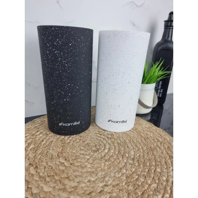 Підставка для ножів 22,5см з наповнювачем (чорний,сірий,червоний,білий мармур) 7605 ᐉ 7605 - - класная цена в ProPosud