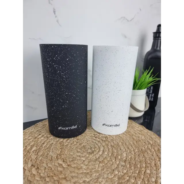 Підставка для ножів 22,5см з наповнювачем (чорний,сірий,червоний,білий мармур) 7605 ᐉ 7605 - - класная цена в ProPosud