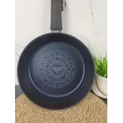 Сковородка глубокая 24см антипр.брилиант.покрытие стек.крышка EB-3491