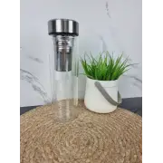 Пляшка із сітечком 450мл кришка нерж.сталь скло 9021 ᐉ 9021 - - класна ціна в ProPosud