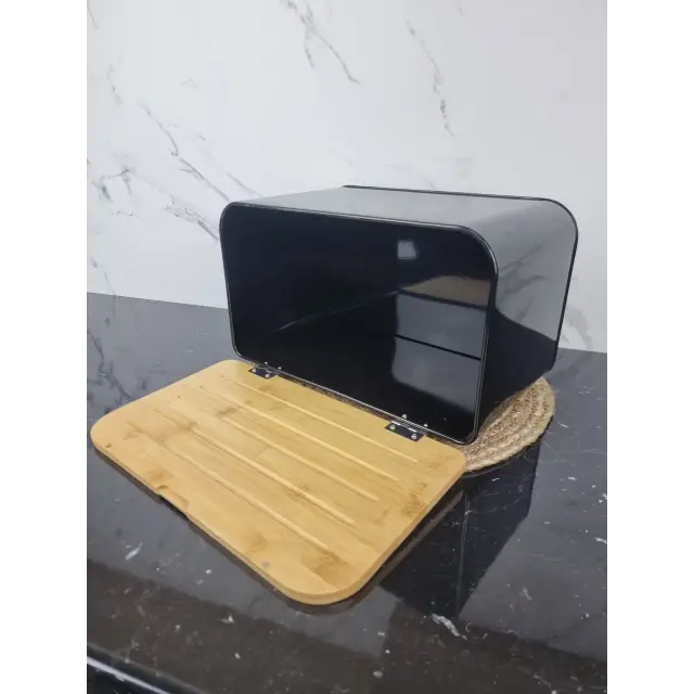 Хлібниця 35*21,5*21см нерж.сталь бамбук 1116 ᐉ 1116 - - класна ціна в ProPosud