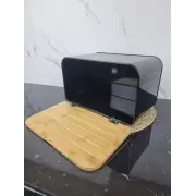 Хлібниця 35*21,5*21см нерж.сталь бамбук 1116 ᐉ 1116 - - класна ціна в ProPosud