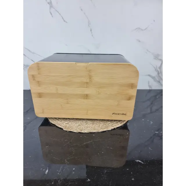 Хлібниця 35*21,5*21см нерж.сталь бамбук 1116 ᐉ 1116 - - класна ціна в ProPosud