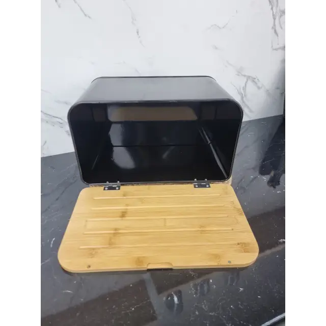 Хлібниця 35*21,5*21см нерж.сталь бамбук 1116 ᐉ 1116 - - класна ціна в ProPosud