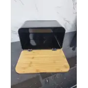 Хлібниця 35*21,5*21см нерж.сталь бамбук 1116 ᐉ 1116 - - класна ціна в ProPosud