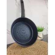 Сковорідка глибока 26см антипр.діамант.покриття скл.кришка EB-3492 ᐉ EB-3492 - - класная цена в ProPosud