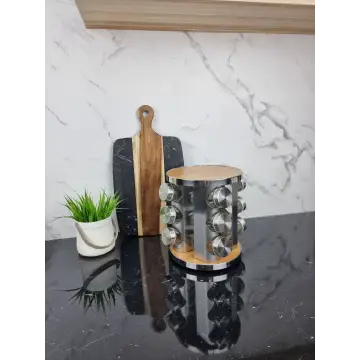 Набір для спецій на підставці 12шт EB-18001 ᐉ EB-18001 - - класная цена в ProPosud