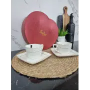 S507009-AGIFT Набір чайний 4-пр. 2*240мл квадрат з блюдцем ᐉ S507009-AGIFT - - класная цена в ProPosud