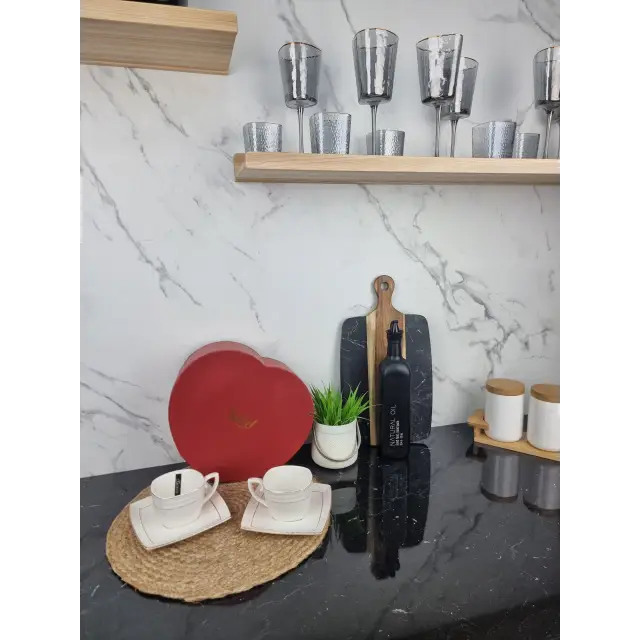 S507009-AGIFT Набір чайний 4-пр. 2*240мл квадрат з блюдцем ᐉ S507009-AGIFT - - класная цена в ProPosud